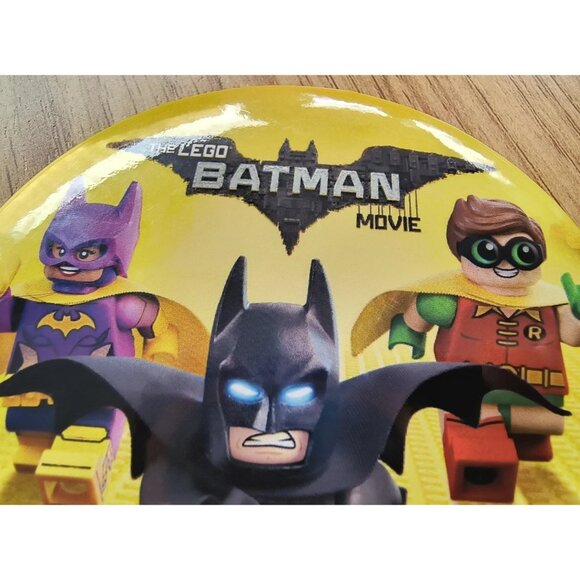 Lego Batman Movie Promo Pin, 2017, Approximately 3.5 Inches Diameter, EUC - Picture 2 of 5